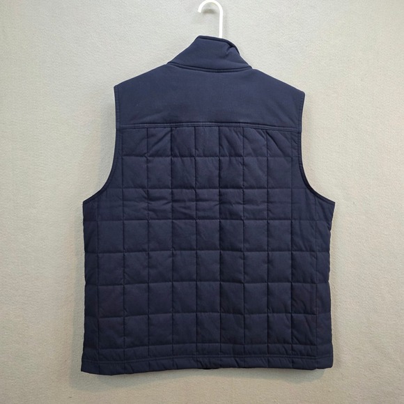 ORVIS Quilted Puffer Vest Navy Blue Full Zip Pockets Mens Lg Classic Collection - Picture 10 of 10